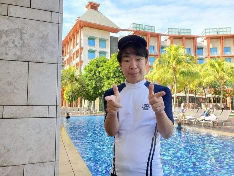 旅先のシンガポールでも「ゲッツ」