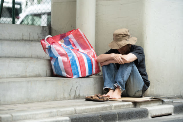 ホームレス生活から抜け出るために…（イメージ写真）