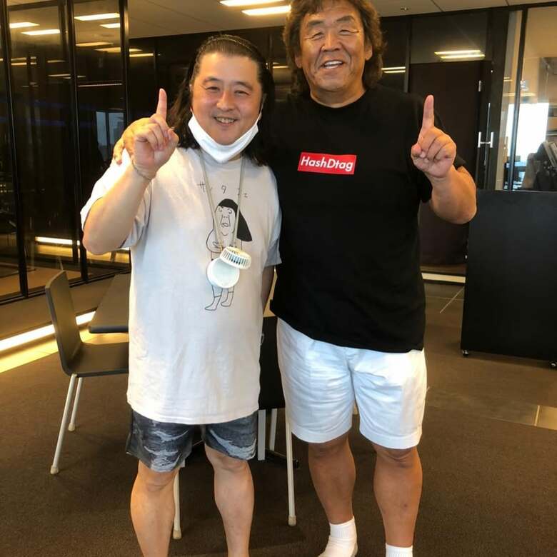 尊敬する大先輩の長州力さんとはプライベートでも親交がある