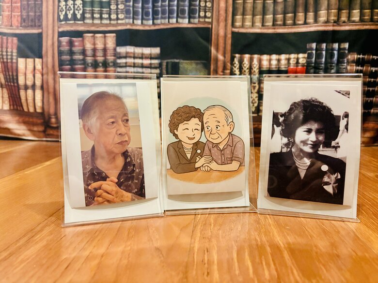 お父さんの部屋に飾られていた夫婦の写真