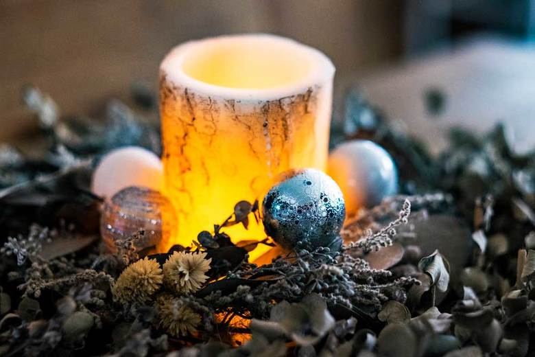 ▲LEDキャンドル　キリカブL（AH） 592円（税抜）