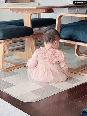 末っ子の後ろ姿