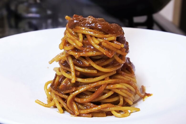 【作り方20】お皿に盛りつけて、いただきます！