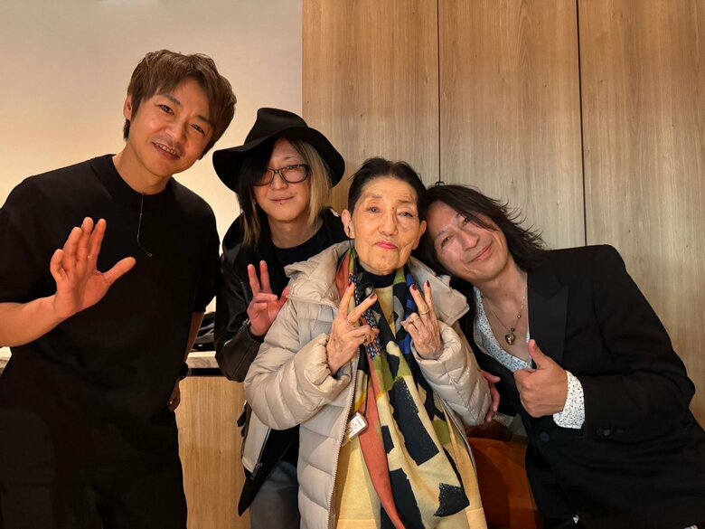 GLAYのメンバーと