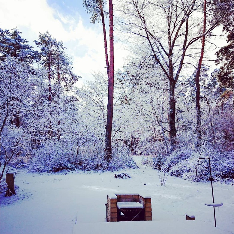 富永さんの自宅から見える白銀の世界「家からこの景色が見られるなんて！」