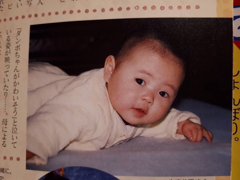 上原さん赤ちゃんのころ