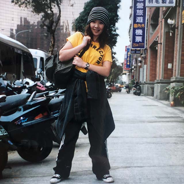 スタイリスト時代。タレントの写真集の撮影で台湾にて