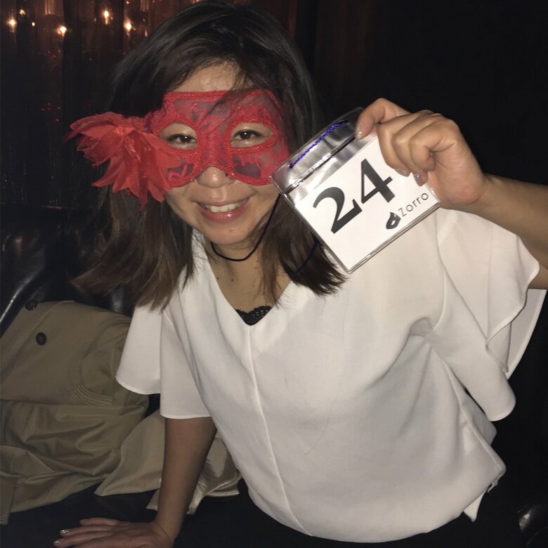 仮面婚活パーティーにも参加