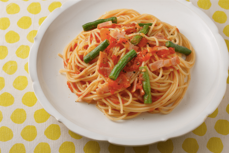 トマトソースパスタレシピ