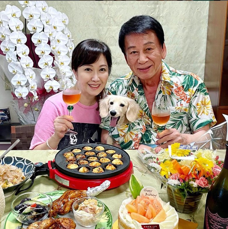 夫の杉良太郎さん78歳の誕生日