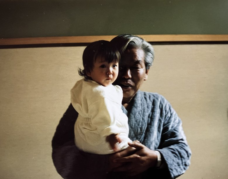 僧侶のおじいさんにかわいがられた妙晶さん