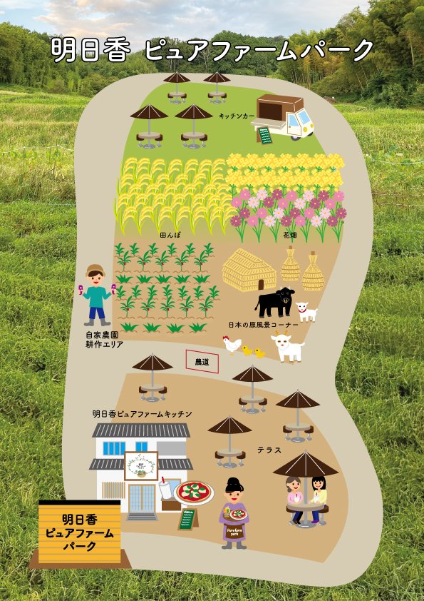 奈良県の明日香村にオープン予定の「明日香村ピュアファームパーク」では自閉スペクトラム症の人たちが接客も行う