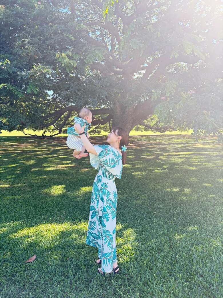 昨年末家族で訪れた初ハワイにて。大事な家族が増えたぶん、将来についても考えるようになった