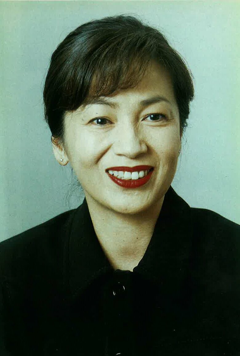 雑誌の取材に答える40代のころの藤さん