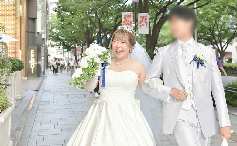 記念のウエディングフォト