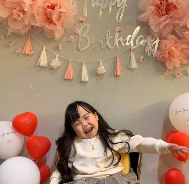 理央奈ちゃん7歳の誕生日に