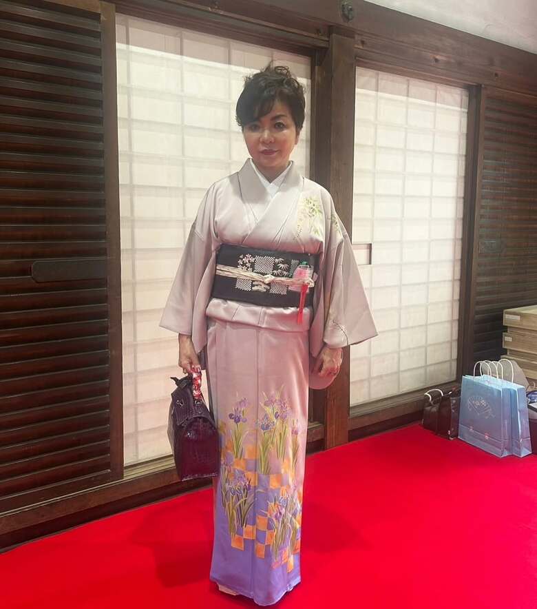 2025年5月着物を新調したモモコさん