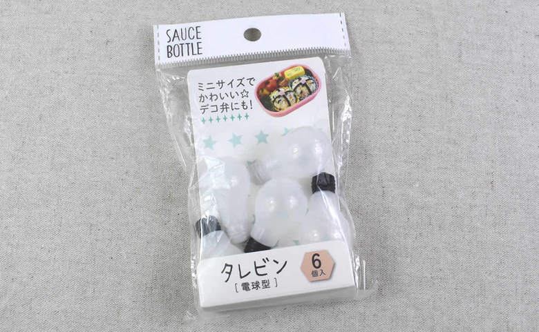 セリアのおすすめキッチン用品「タレビン 電球型」実物画像