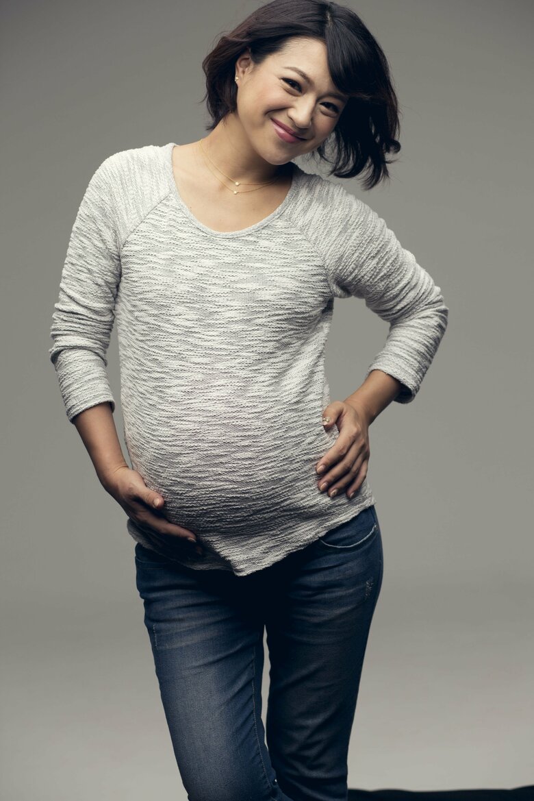 妊娠中の敦子さん