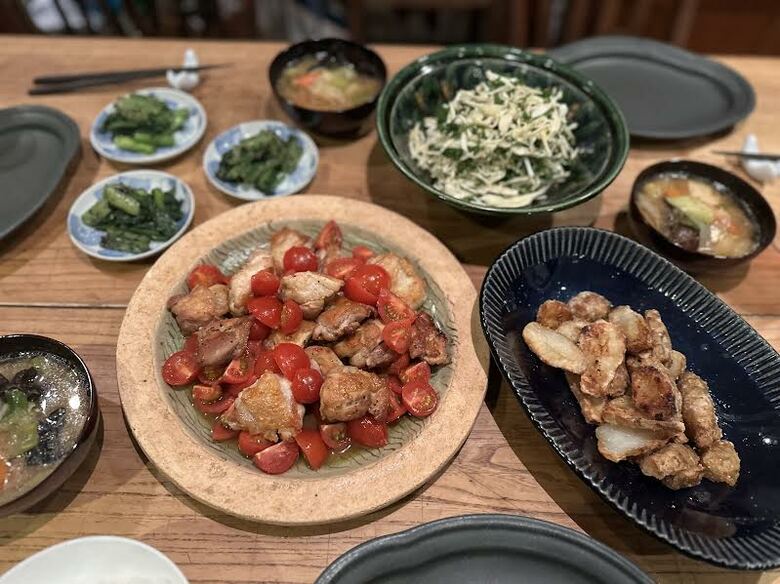 栄養バランスを考えた普段の食事