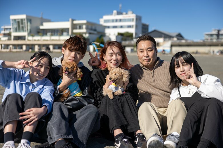 子ども達が大きくなっても会話が多い家族だそう