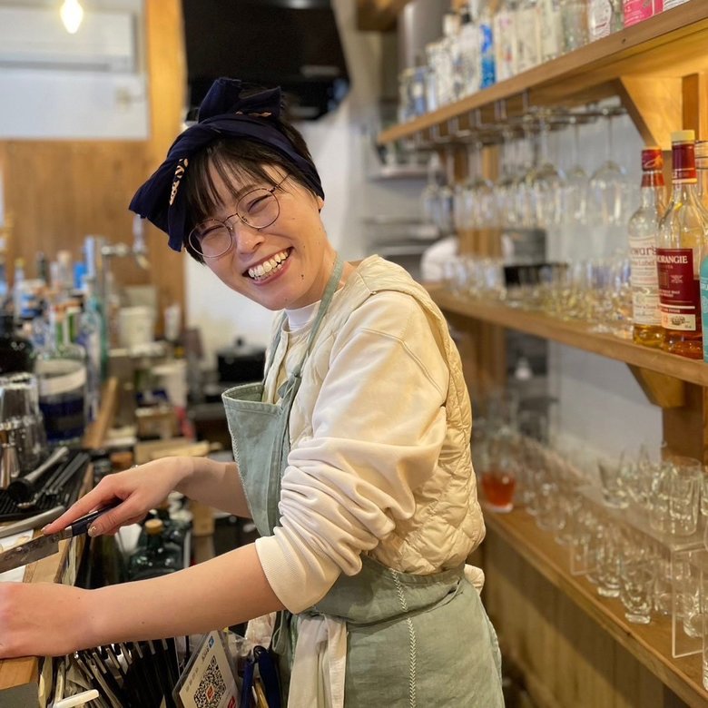 イベントにて料理中