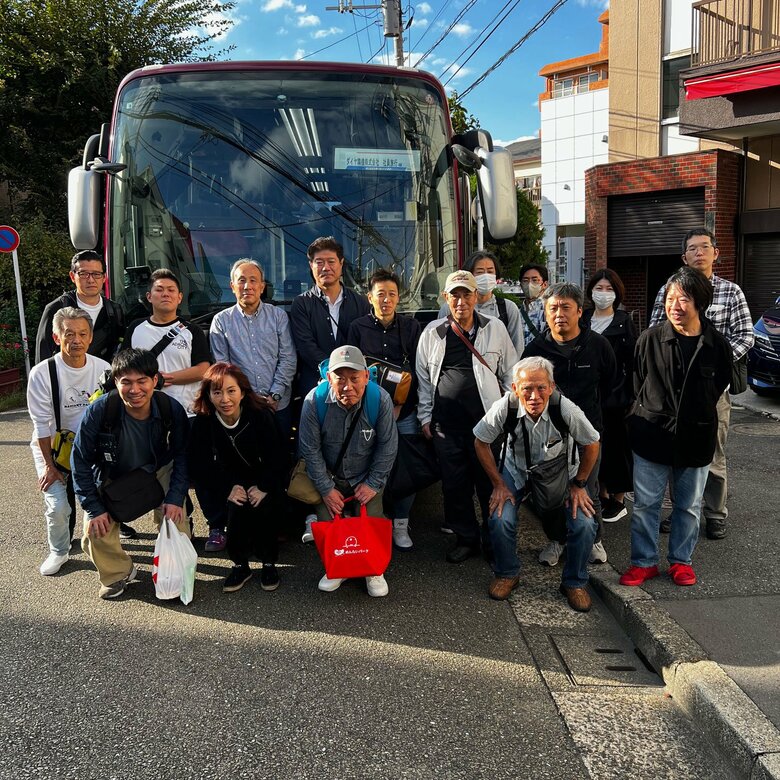 2024年の社員旅行にて