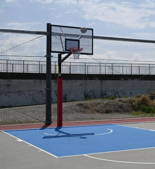 今春、浦安市に車いすバスケットボール専用の3X3コートが作られたそう