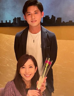 諏訪さんの誕生日、息子さんと