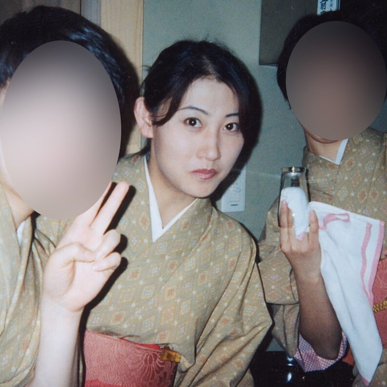 旅館で仲居として働いていた21歳のころ