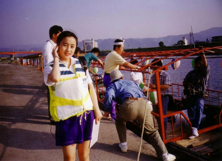 福岡放送時代に中継先で