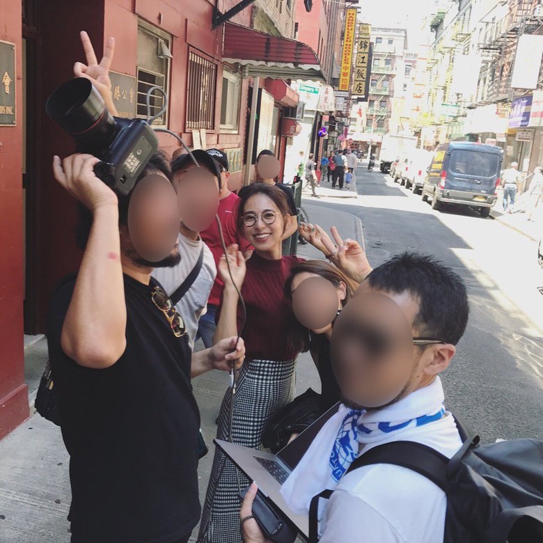 『CLASSY』のNYロケでのワンシーン