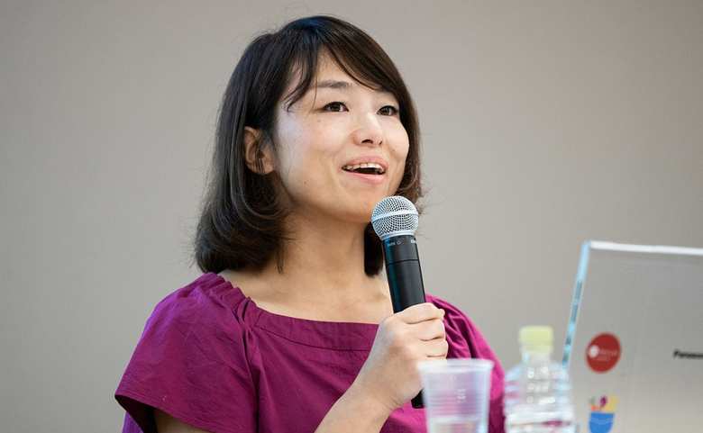 被災地の子ども支援を続ける今村さんには講演依頼も多い