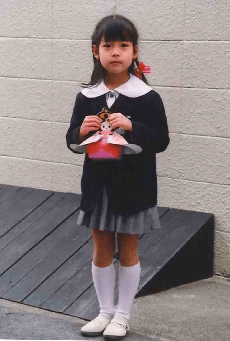 幼稚園時代から美少女感が溢れています