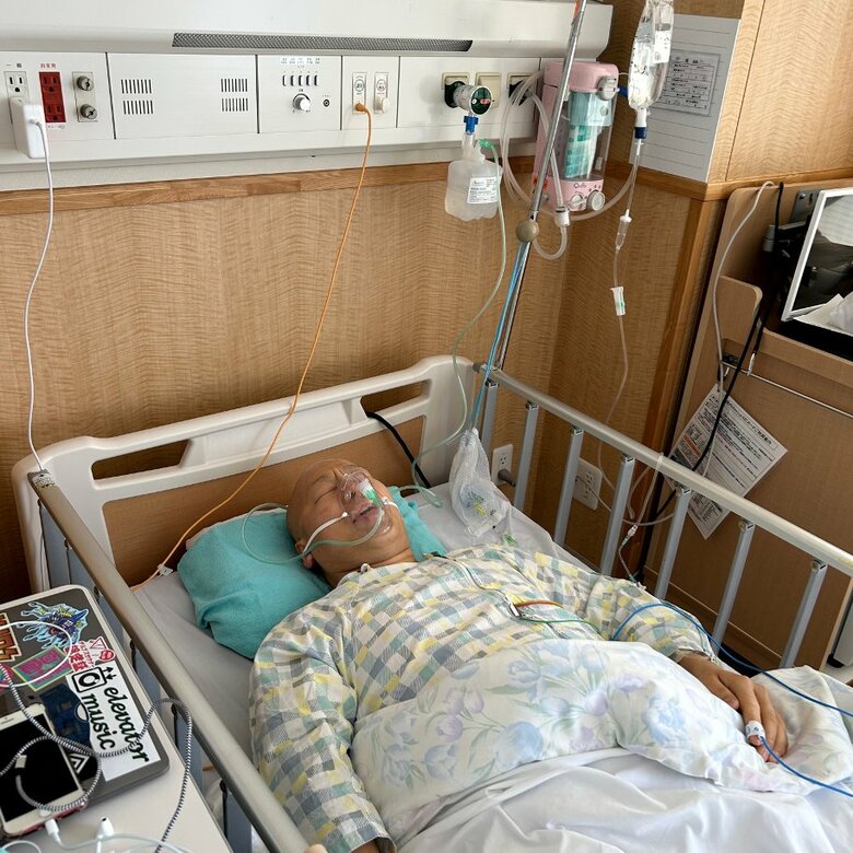 抗がん剤治療中の様子