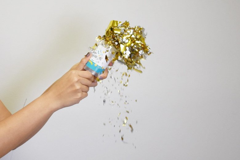 ダイソーのおすすめ商品「パーティー紙ふぶき」の商品画像2