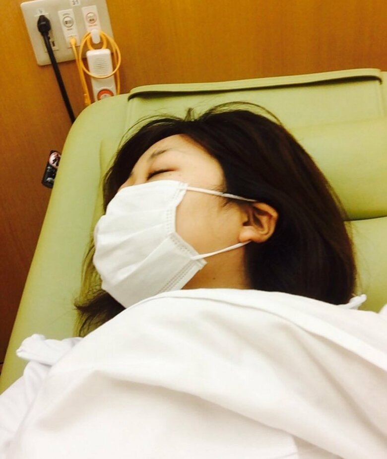 子宮頸がんの治療のため抗がん剤を受けていた