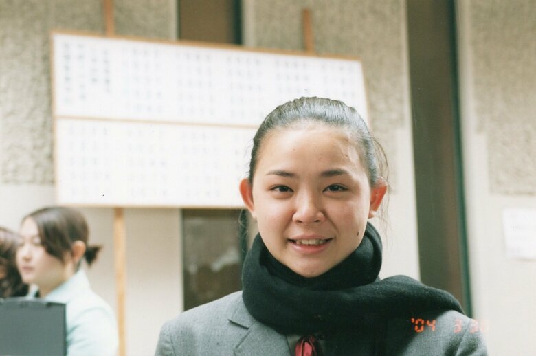 宝塚音楽学校合格時の貴重な1枚