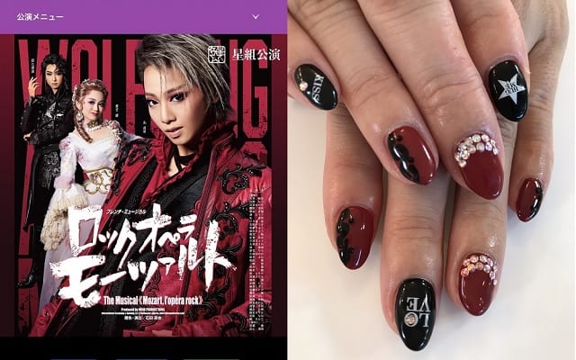 公演のイメージカラーに合わせ、ネイルを変えるのも楽しみのひとつ。