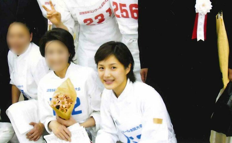 服部栄養専門学校時代の水野さん