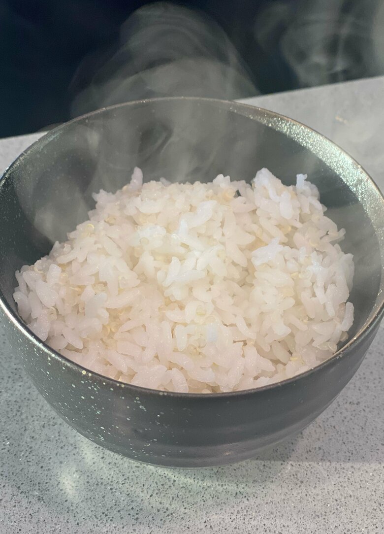 雑穀やキヌアなどを入れて白米を炊くことが増えたそう