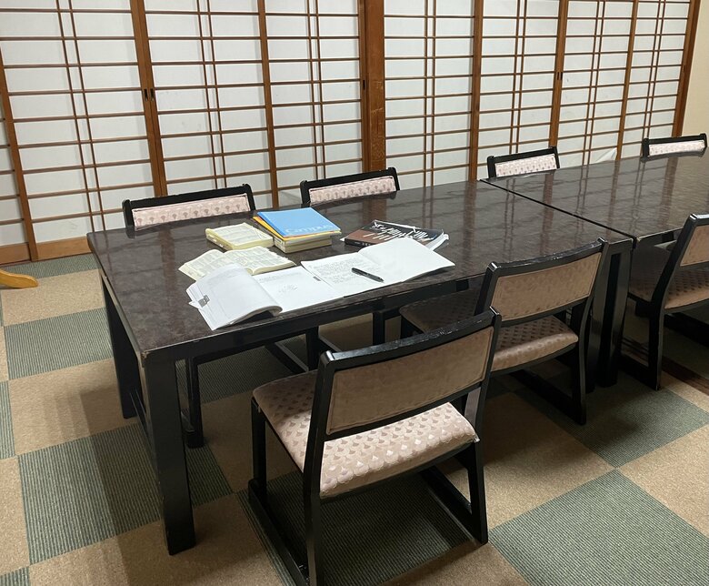 勉強していたときの机の様子