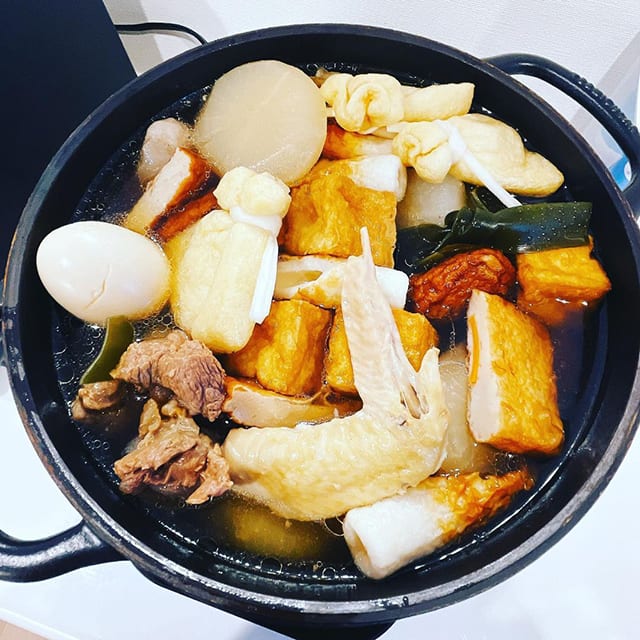 牛すじや手羽など枡田さん家族が大好きな具だくさんのおでん