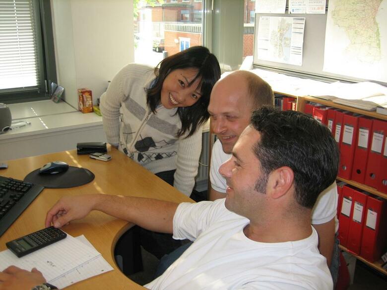 大学4年生のときのデンマーク・オーフスでのインターンシップ先にて