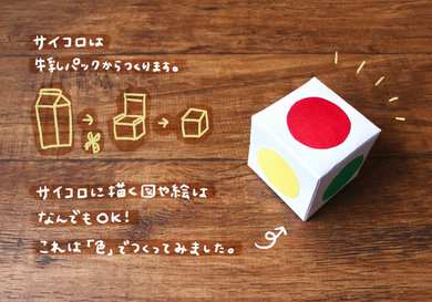 牛乳パックで手作り「絵あわせサイコロ」の作り方｜CHANTO WEB