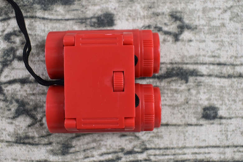 ダイソーのおすすめ商品「ミニ双眼鏡」の使用画像