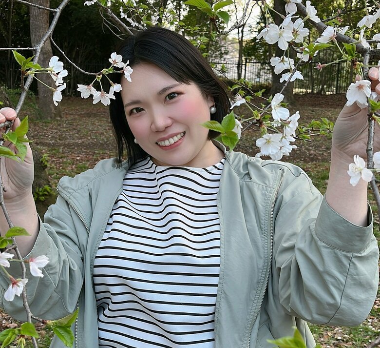 2025年4月、友達と代々木公園に花見へ