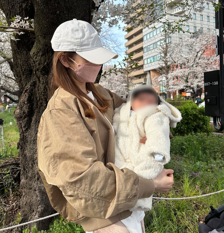 お子さんと散歩に出かけて