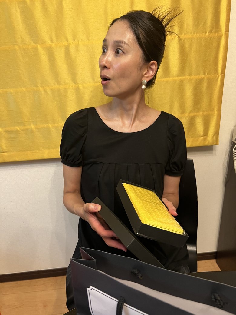 2024年9月、50歳の誕生日。夫からお財布のプレゼントが！