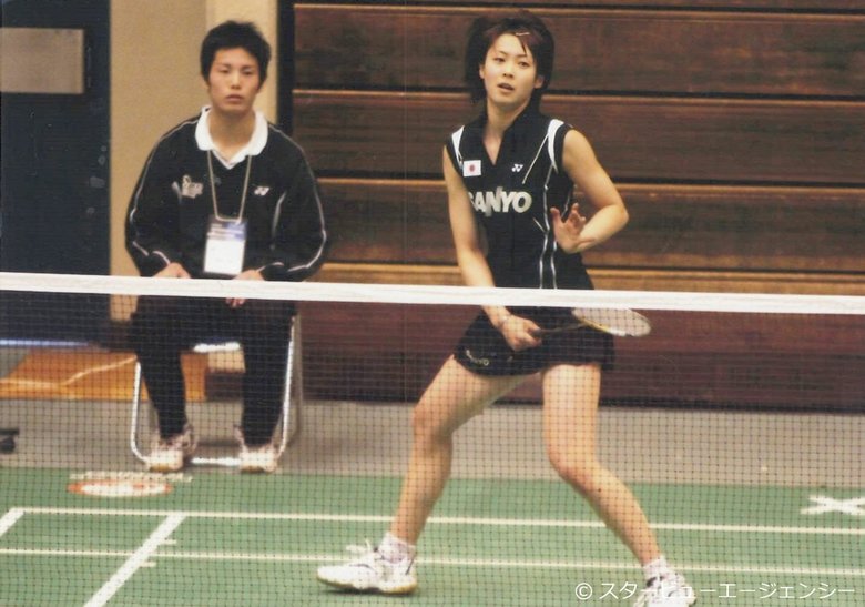 結婚前は三洋電機のバドミントン部などで活躍した智美さん